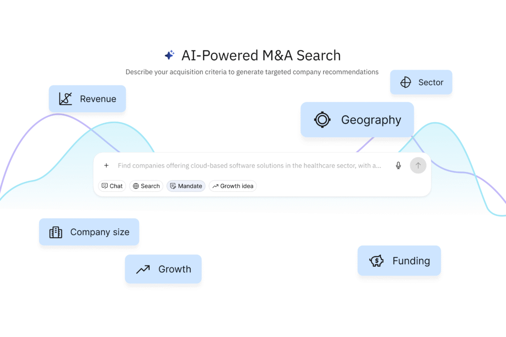 AI Powered M&A search